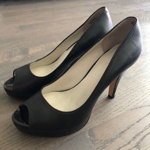 Nine West peep toe heels